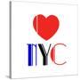 Decorative Art - Love Sign - NYC - New York City - USA-Philippe Hugonnard-Stretched Canvas