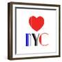 Decorative Art - Love Sign - NYC - New York City - USA-Philippe Hugonnard-Framed Premium Giclee Print