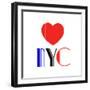 Decorative Art - Love Sign - NYC - New York City - USA-Philippe Hugonnard-Framed Premium Giclee Print