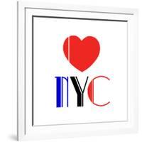 Decorative Art - Love Sign - NYC - New York City - USA-Philippe Hugonnard-Framed Giclee Print