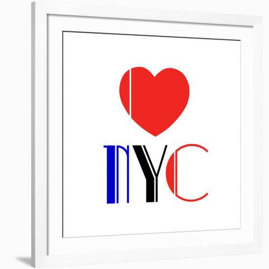 Decorative Art - Love Sign - NYC - New York City - USA-Philippe Hugonnard-Framed Giclee Print