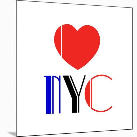 Decorative Art - Love Sign - NYC - New York City - USA-Philippe Hugonnard-Mounted Giclee Print