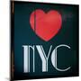 Decorative Art - Love Sign - NYC - New York City - USA-Philippe Hugonnard-Mounted Art Print