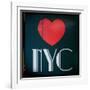 Decorative Art - Love Sign - NYC - New York City - USA-Philippe Hugonnard-Framed Art Print