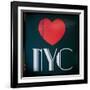 Decorative Art - Love Sign - NYC - New York City - USA-Philippe Hugonnard-Framed Art Print