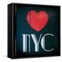 Decorative Art - Love Sign - NYC - New York City - USA-Philippe Hugonnard-Framed Stretched Canvas