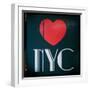 Decorative Art - Love Sign - NYC - New York City - USA-Philippe Hugonnard-Framed Art Print