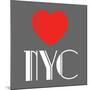 Decorative Art - Love Sign - NYC - New York City - USA-Philippe Hugonnard-Mounted Art Print