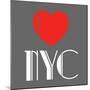 Decorative Art - Love Sign - NYC - New York City - USA-Philippe Hugonnard-Mounted Art Print