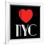 Decorative Art - Love Sign - NYC - New York City - USA-Philippe Hugonnard-Framed Art Print