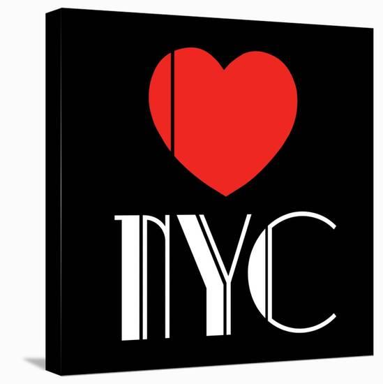 Decorative Art - Love Sign - NYC - New York City - USA-Philippe Hugonnard-Stretched Canvas