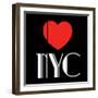 Decorative Art - Love Sign - NYC - New York City - USA-Philippe Hugonnard-Framed Art Print