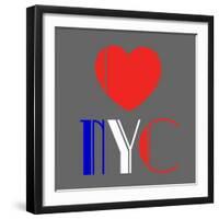 Decorative Art - Love Sign - NYC - New York City - USA-Philippe Hugonnard-Framed Art Print