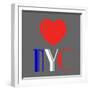 Decorative Art - Love Sign - NYC - New York City - USA-Philippe Hugonnard-Framed Art Print