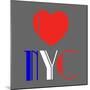 Decorative Art - Love Sign - NYC - New York City - USA-Philippe Hugonnard-Mounted Art Print