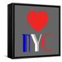 Decorative Art - Love Sign - NYC - New York City - USA-Philippe Hugonnard-Framed Stretched Canvas