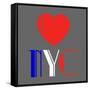 Decorative Art - Love Sign - NYC - New York City - USA-Philippe Hugonnard-Framed Stretched Canvas