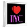 Decorative Art - Love Sign - NYC - New York City - USA-Philippe Hugonnard-Framed Art Print