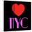 Decorative Art - Love Sign - NYC - New York City - USA-Philippe Hugonnard-Stretched Canvas