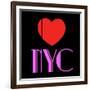 Decorative Art - Love Sign - NYC - New York City - USA-Philippe Hugonnard-Framed Art Print