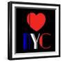 Decorative Art - Love Sign - NYC - New York City - USA-Philippe Hugonnard-Framed Art Print