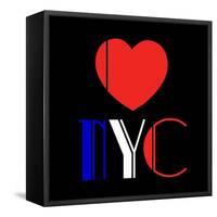 Decorative Art - Love Sign - NYC - New York City - USA-Philippe Hugonnard-Framed Stretched Canvas