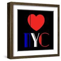 Decorative Art - Love Sign - NYC - New York City - USA-Philippe Hugonnard-Framed Art Print