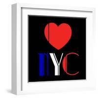Decorative Art - Love Sign - NYC - New York City - USA-Philippe Hugonnard-Framed Art Print