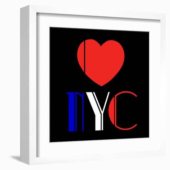 Decorative Art - Love Sign - NYC - New York City - USA-Philippe Hugonnard-Framed Art Print