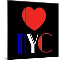 Decorative Art - Love Sign - NYC - New York City - USA-Philippe Hugonnard-Mounted Art Print