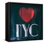 Decorative Art - Love Sign - NYC - New York City - USA-Philippe Hugonnard-Framed Stretched Canvas