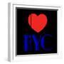 Decorative Art - Love Sign - NYC - New York City - USA-Philippe Hugonnard-Framed Art Print