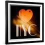 Decorative Art - Love Sign - NYC - New York City - USA-Philippe Hugonnard-Framed Art Print