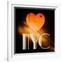 Decorative Art - Love Sign - NYC - New York City - USA-Philippe Hugonnard-Framed Art Print