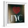 Decorative Art - Love Sign - NYC - New York City - USA-Philippe Hugonnard-Framed Art Print