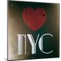 Decorative Art - Love Sign - NYC - New York City - USA-Philippe Hugonnard-Mounted Art Print