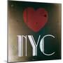 Decorative Art - Love Sign - NYC - New York City - USA-Philippe Hugonnard-Mounted Art Print