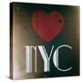 Decorative Art - Love Sign - NYC - New York City - USA-Philippe Hugonnard-Stretched Canvas