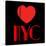 Decorative Art - Love Sign - NYC - New York City - USA-Philippe Hugonnard-Stretched Canvas