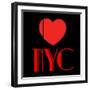 Decorative Art - Love Sign - NYC - New York City - USA-Philippe Hugonnard-Framed Art Print