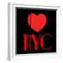 Decorative Art - Love Sign - NYC - New York City - USA-Philippe Hugonnard-Framed Art Print