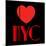 Decorative Art - Love Sign - NYC - New York City - USA-Philippe Hugonnard-Mounted Art Print