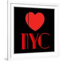 Decorative Art - Love Sign - NYC - New York City - USA-Philippe Hugonnard-Framed Art Print