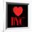 Decorative Art - Love Sign - NYC - New York City - USA-Philippe Hugonnard-Framed Art Print