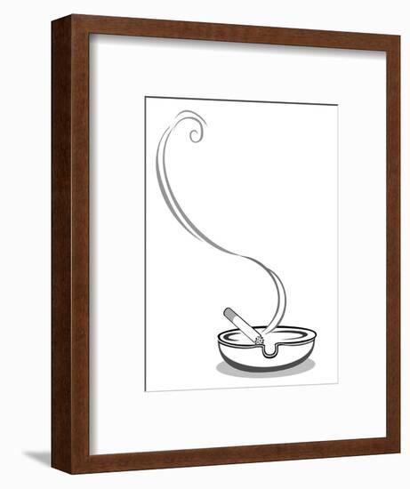 Decorative ashtray, 2016-Neale Osborne-Framed Giclee Print