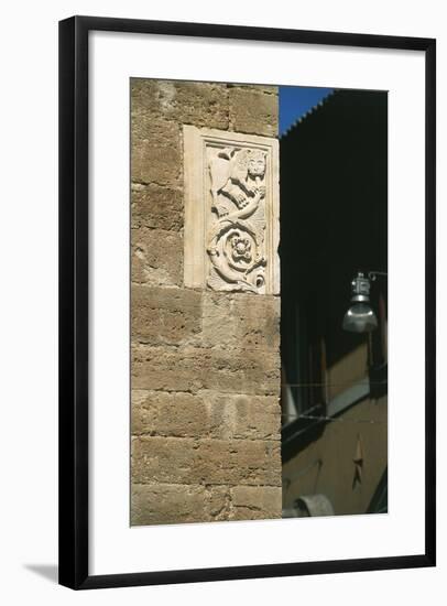 Decorative Bas-Relief on Bishop's Palace-null-Framed Giclee Print