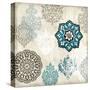 Decorative Blue Ornaments I-Ellie Roberts-Stretched Canvas