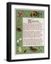 Decorative Border Illustrating Autumn, Moths Butterflies-Blanche de Montmorency Conyers Morrell-Framed Art Print