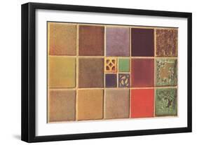 Decorative Ceramic Tiles-null-Framed Art Print