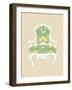 Decorative Chair II-Chariklia Zarris-Framed Art Print